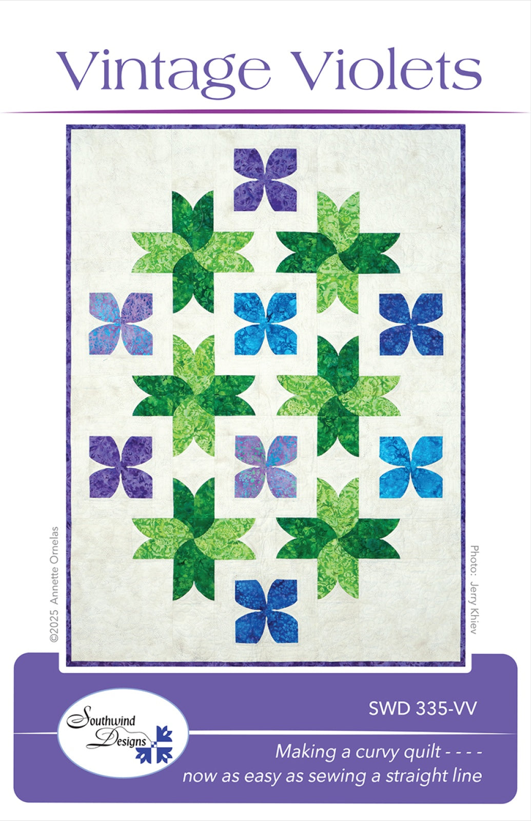 Vintage Violets Quilt Pattern