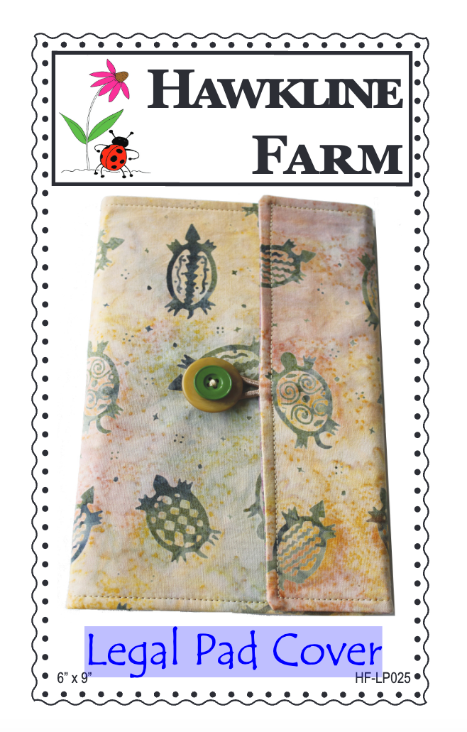Legal Pad Cover Downloadable Pattern