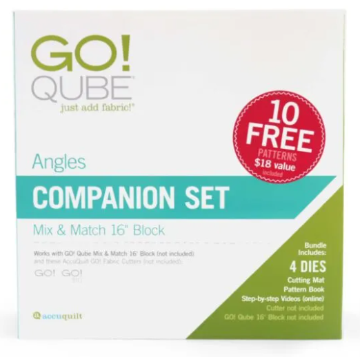AccuQuilt GO! Qube 16" Companion Set Angles