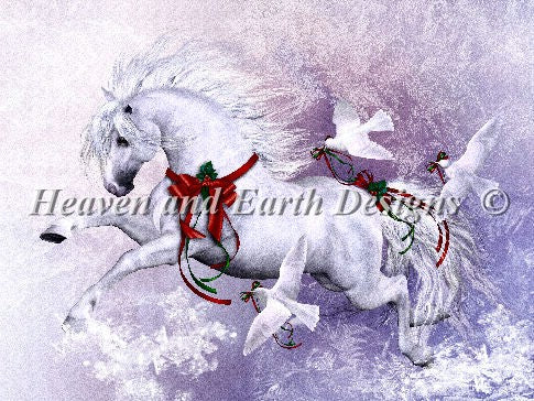 Snow Dance Cross Stitch By Laurie Prindle