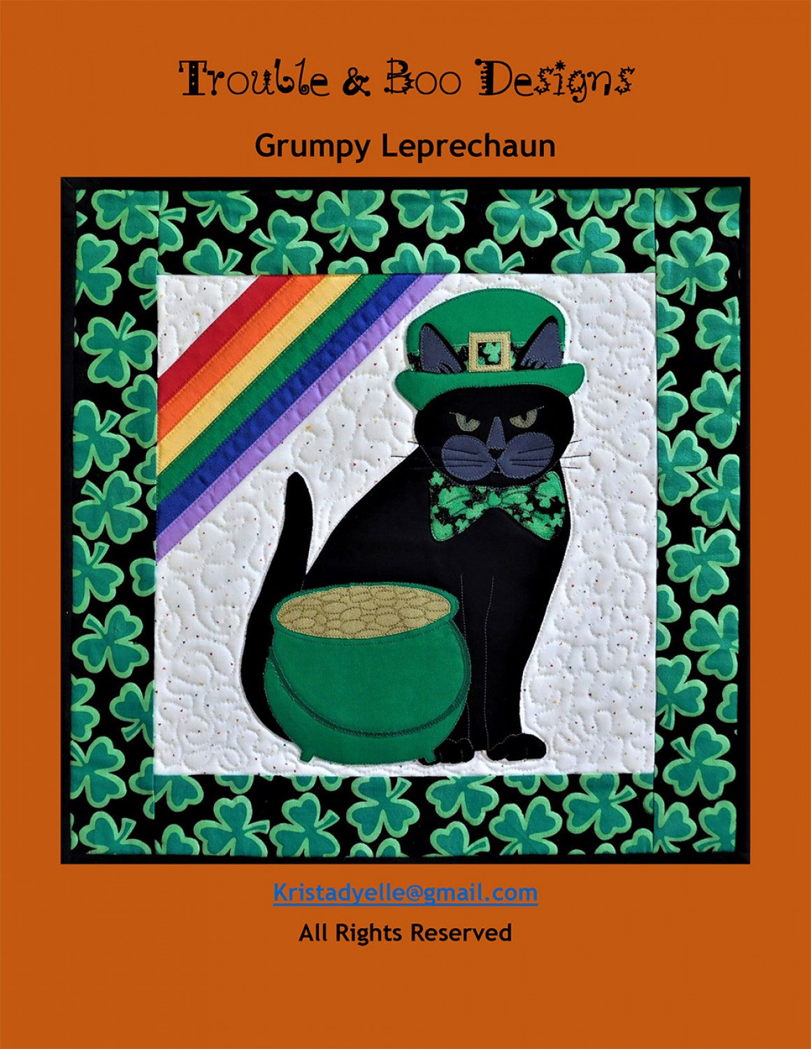 Grumpy Leprechaun Quilt Pattern