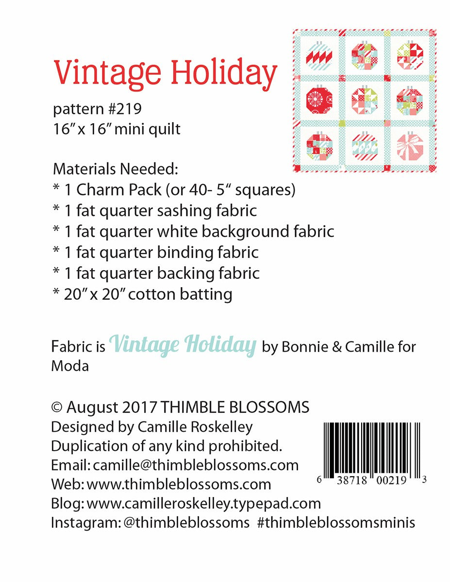 Mini Vintage Holiday