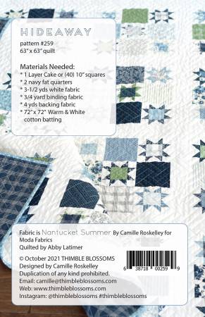 Hideaway Quilt Pattern