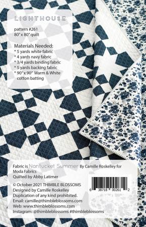 Lighthouse Quilt Pattern