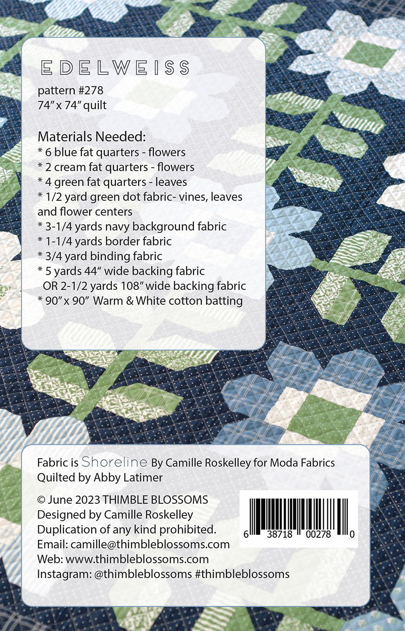 Edelweiss Quilt Pattern