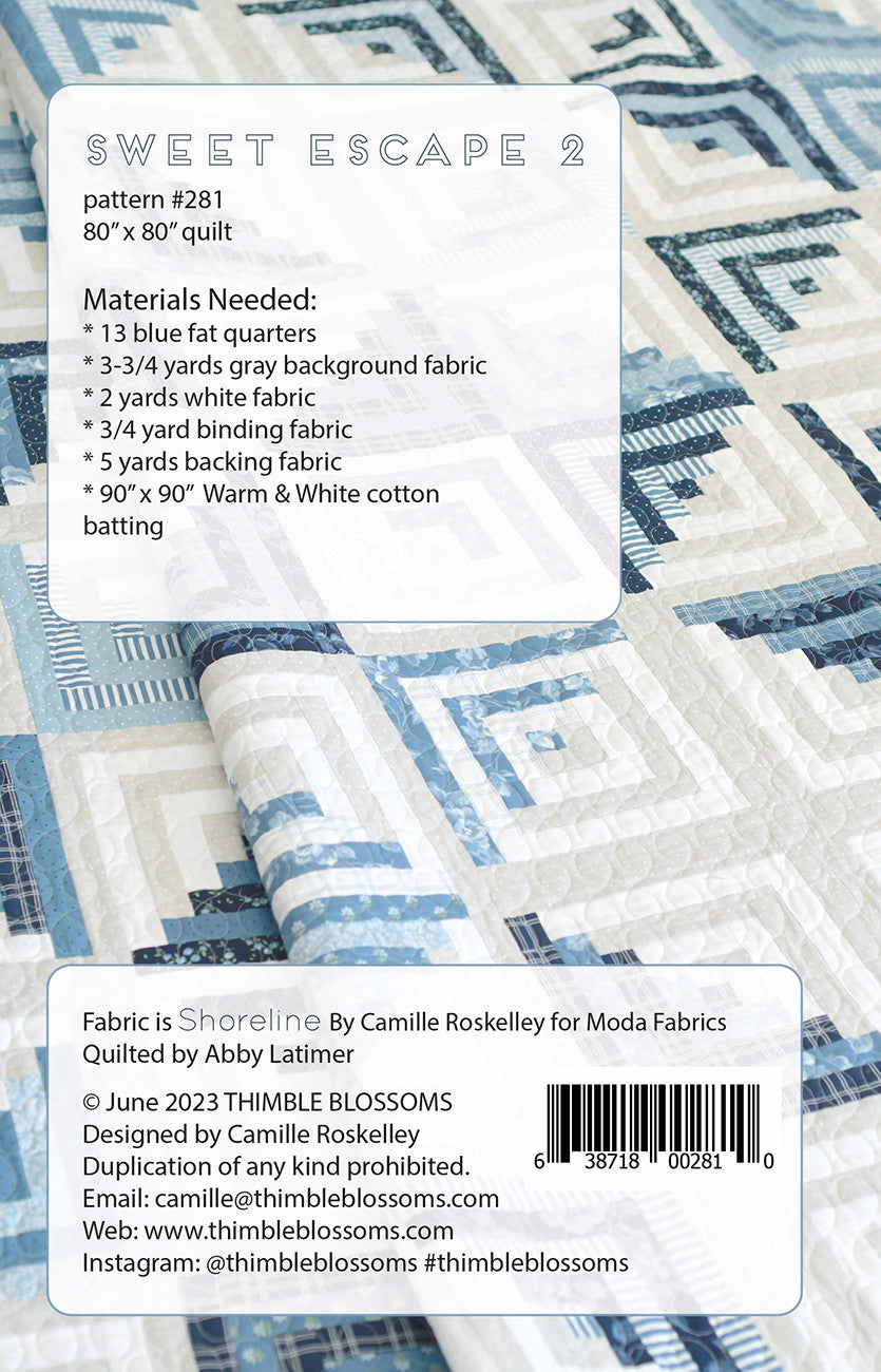 Sweet Escape 2 Quilt Pattern