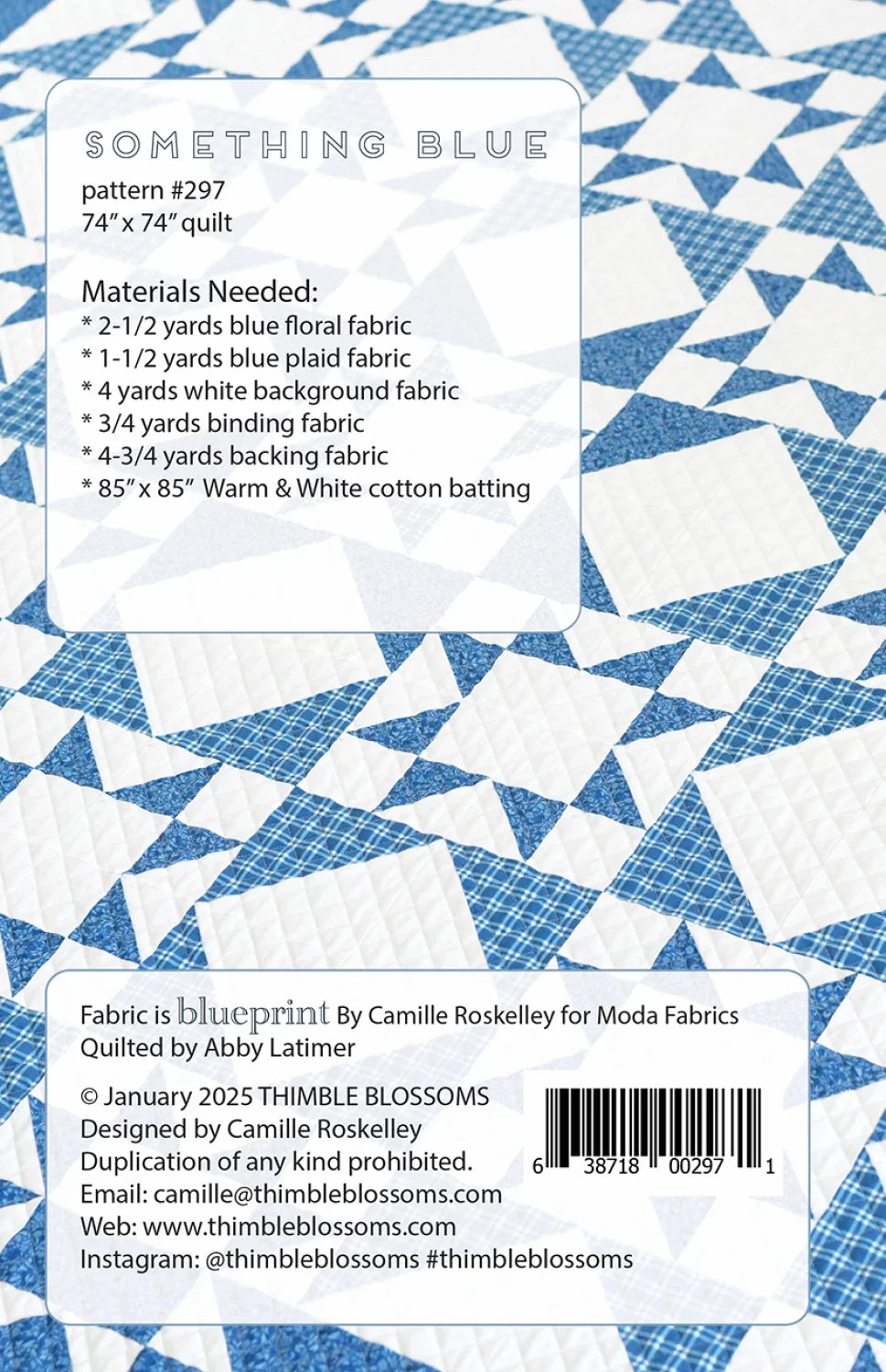 Something Blue Quilt Pattern