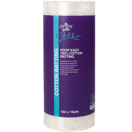 Gypsy Quilter Hoop Easy Cotton Batting