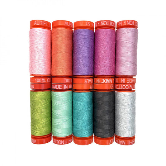 Tula Pink, Aurifil Roar 10 Spool Thread Collection