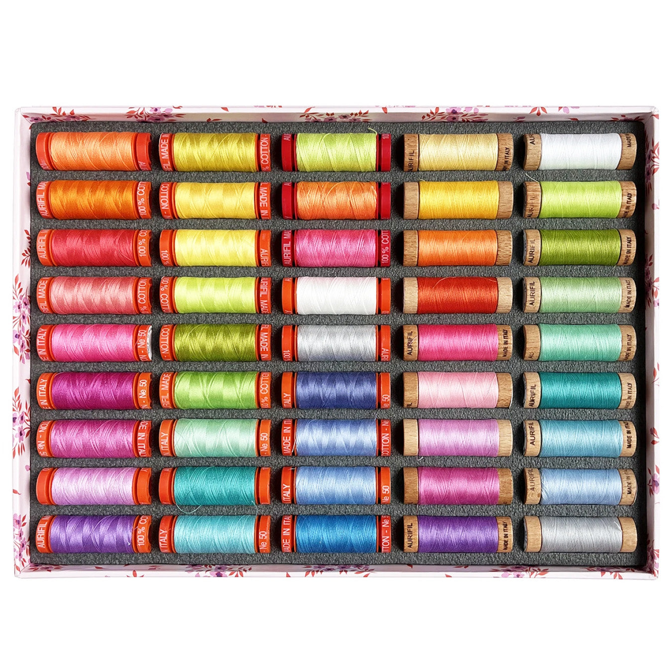Tula Pink, Aurifil Full Moon Forest II Thread Collection