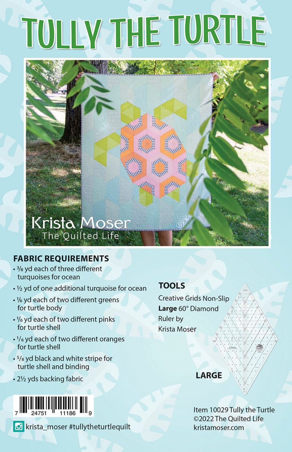 Tully The Turtle Baby Quilt Pattern
