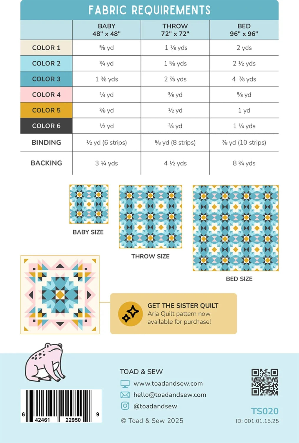 Cadence Quilt Pattern
