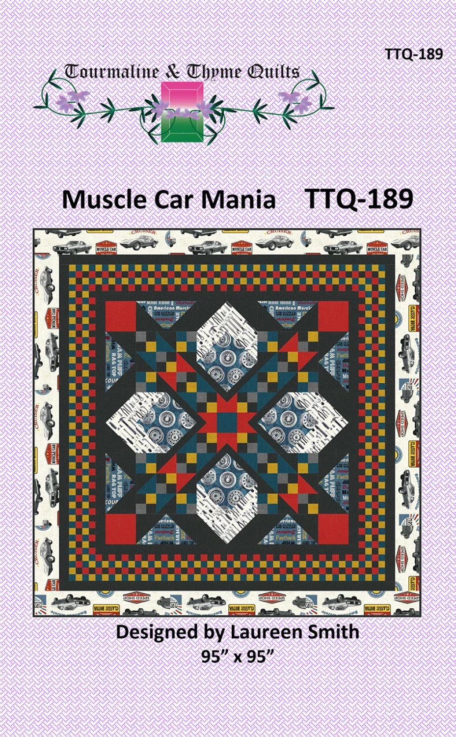 Muscle Car Mania Quilt Pattern