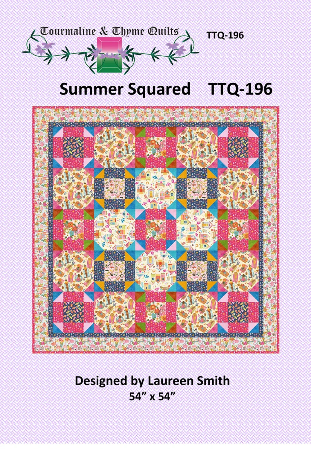 Summer Squared Quilt Pattern