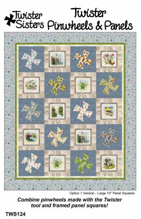 Twister Pinwheels & Panels Quilt Pattern