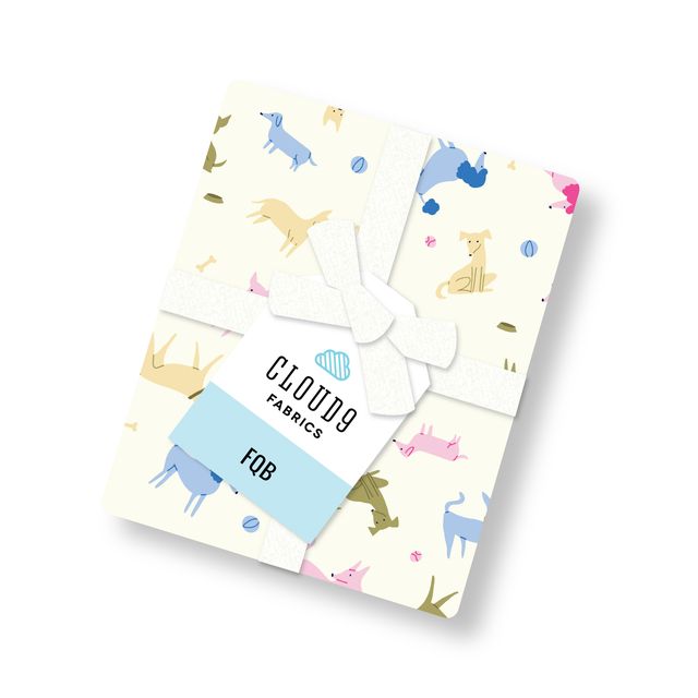 Playful Dogs 14 Piece Fat Quarter Bundle