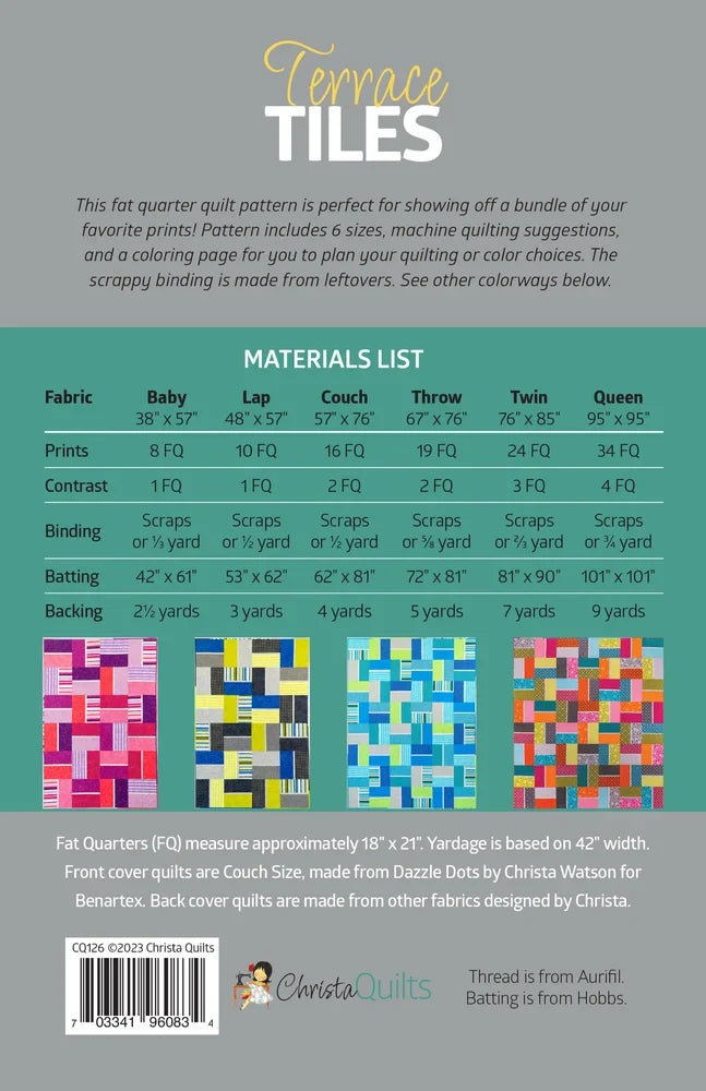Terrace Tiles Downloadable Pattern