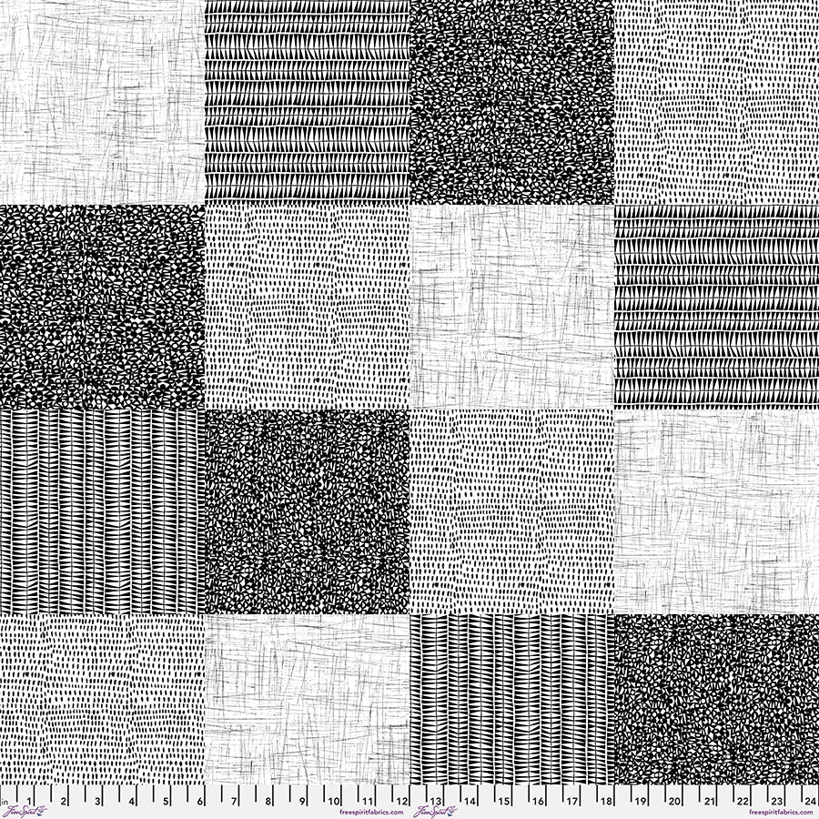 Textures Monochrome Cotton 44"/45" Fabric Per Yard