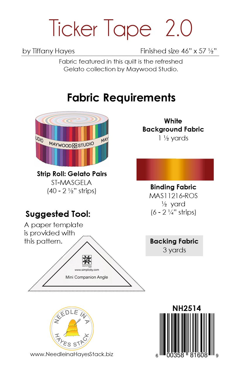 Ticker Tape 2.0 Downloadable Pattern