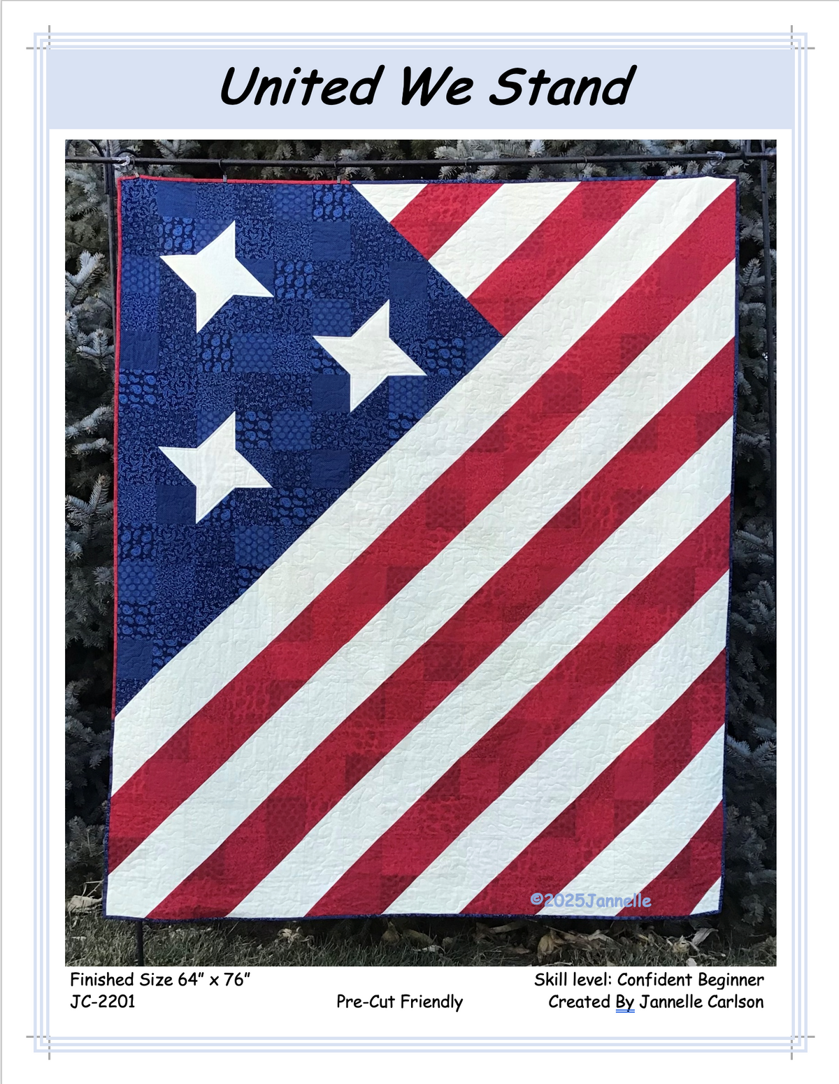 United We Stand Downloadable Pattern