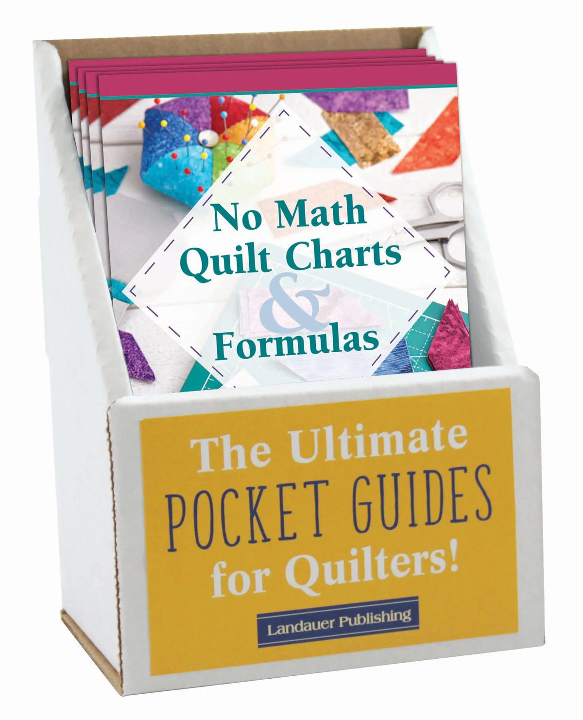 Updated No Math Quilt Charts & Formulas Pocket Guide Displays – Quilt ...