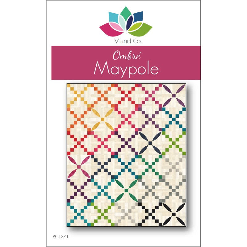 Ombre Maypole Quilt Pattern