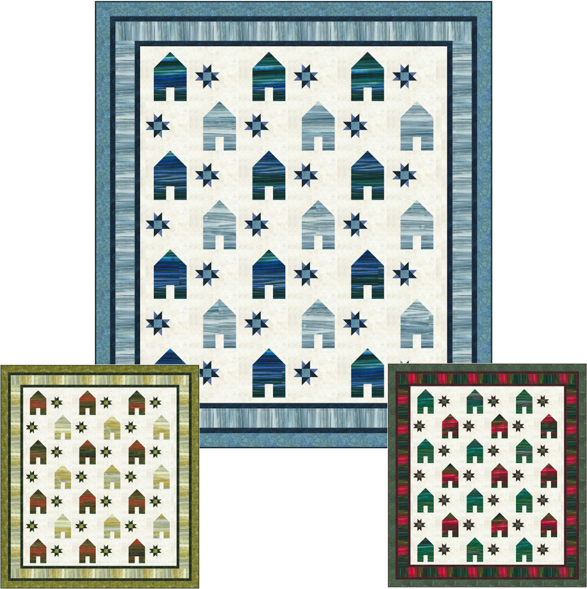 Village Stars Downloadable Pattern