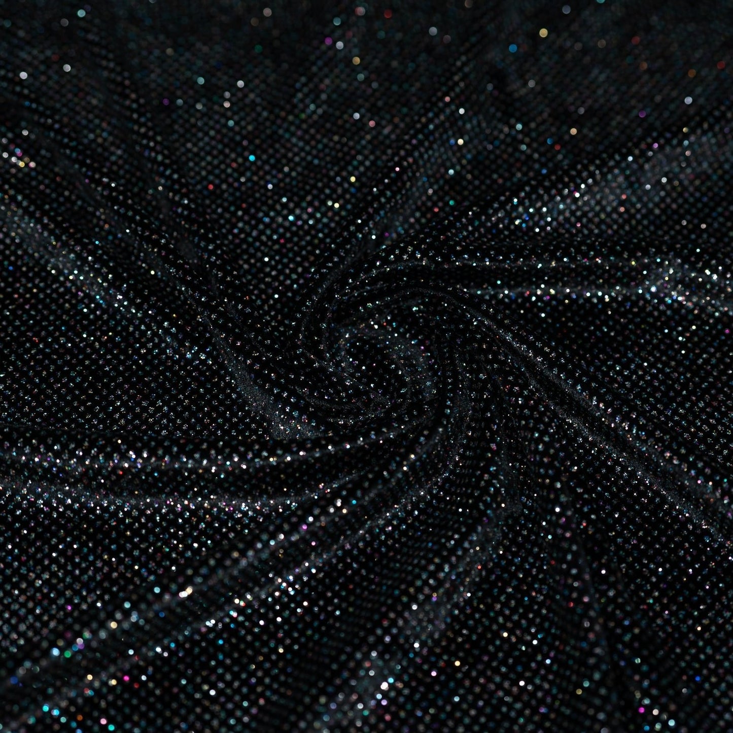 Vivian Glitter Printed Stretch Velvet Fabric | Blue Moon Fabrics