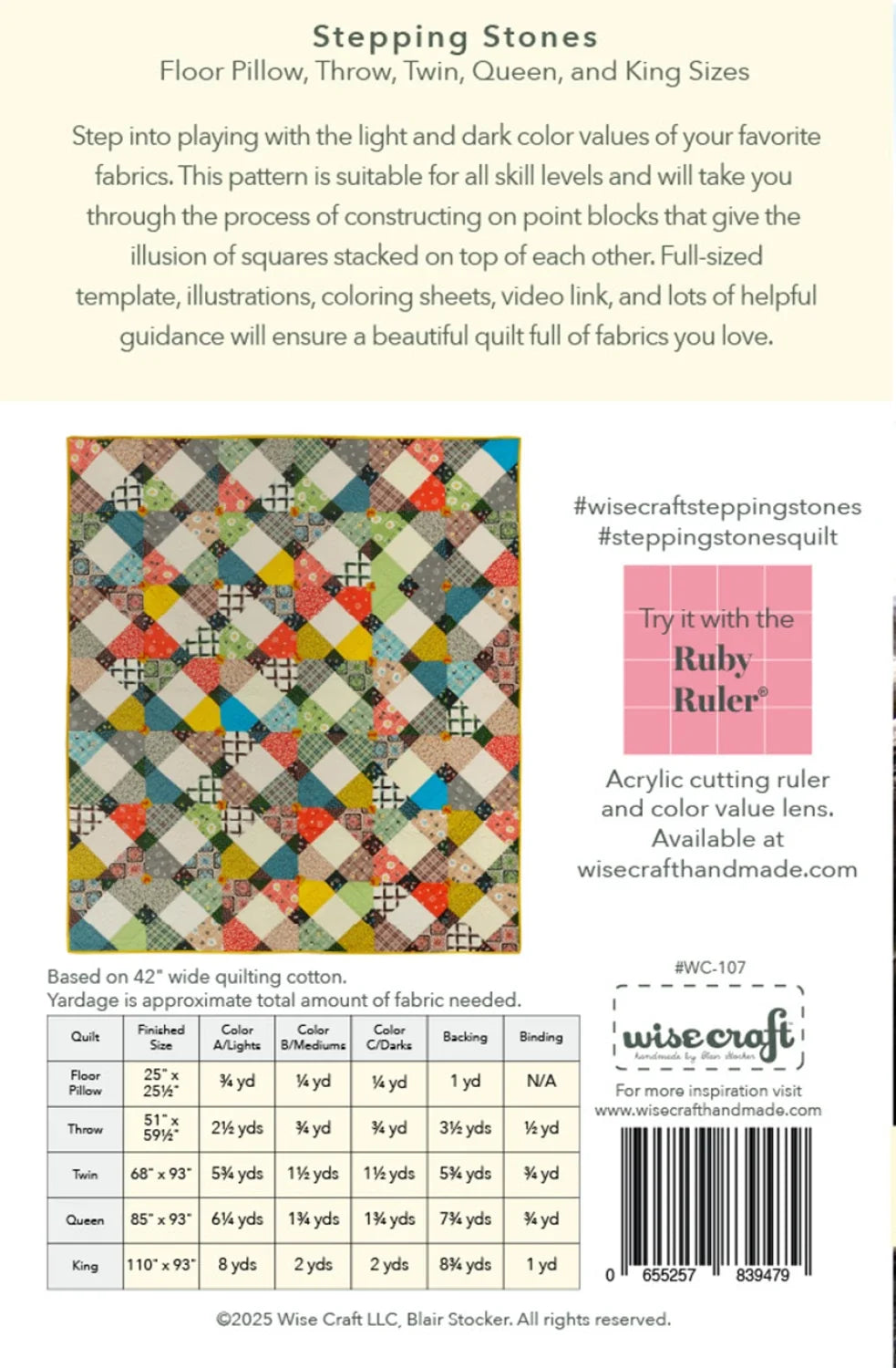 Stepping Stones Quilt Pattern