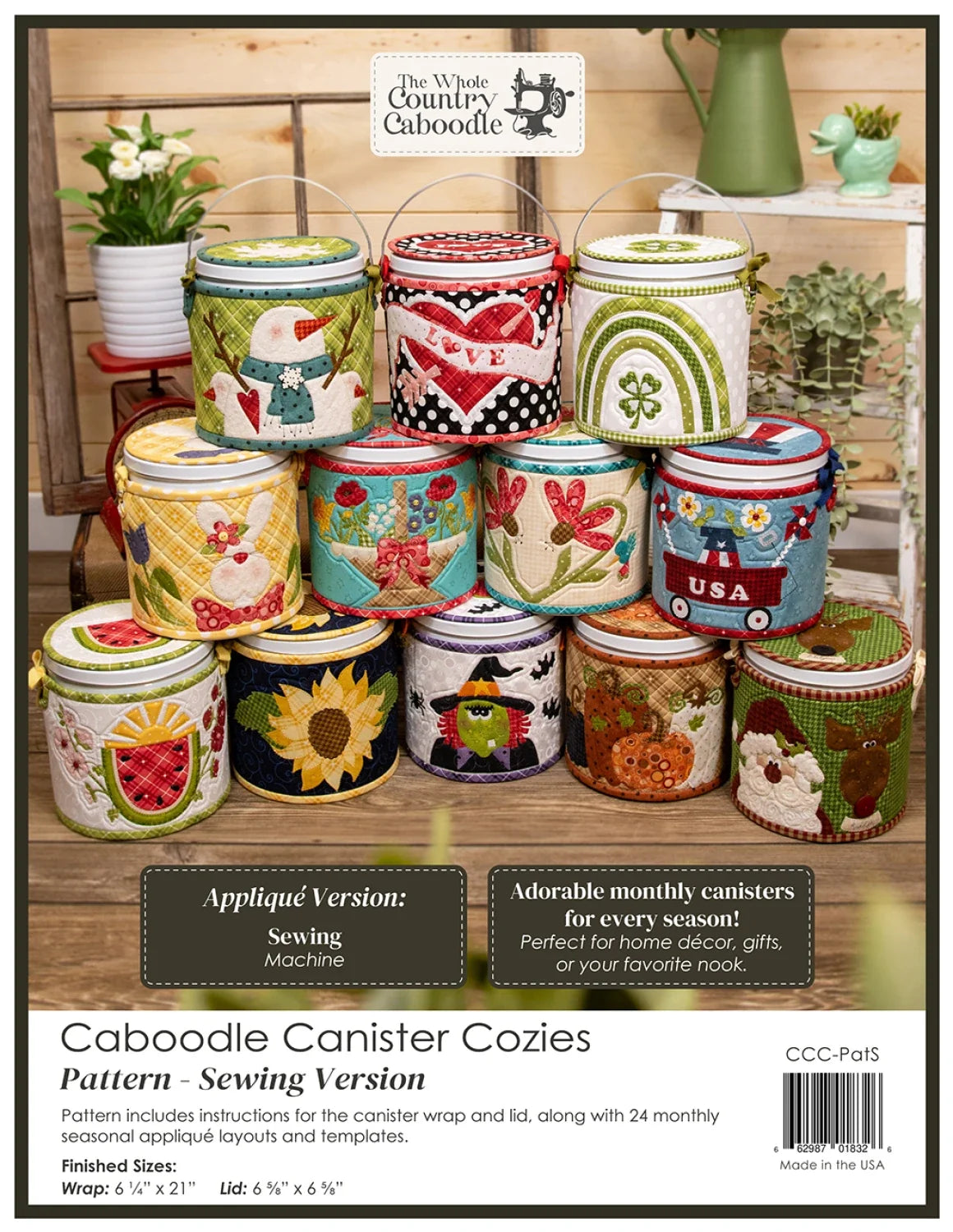 Caboodle Canister Cozies Pattern - Sewing Version