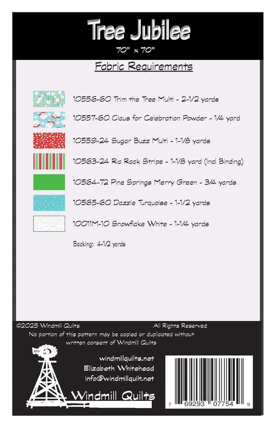 Tree Jubilee Quilt Pattern