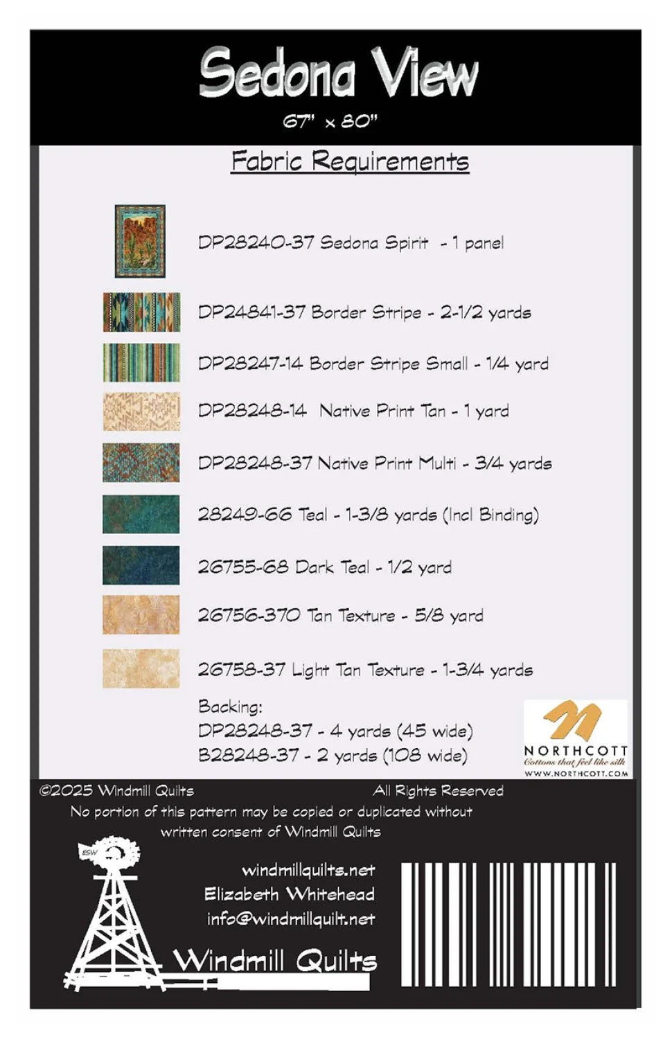 Sedona View Quilt Pattern