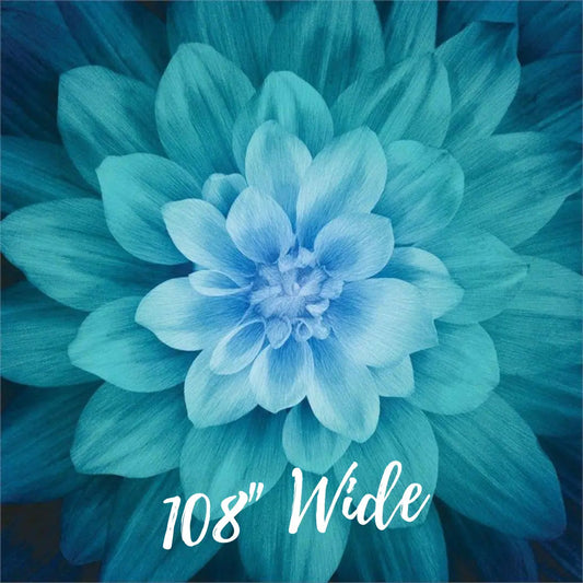 Dream Bigger Teal Panel 108" x 108"