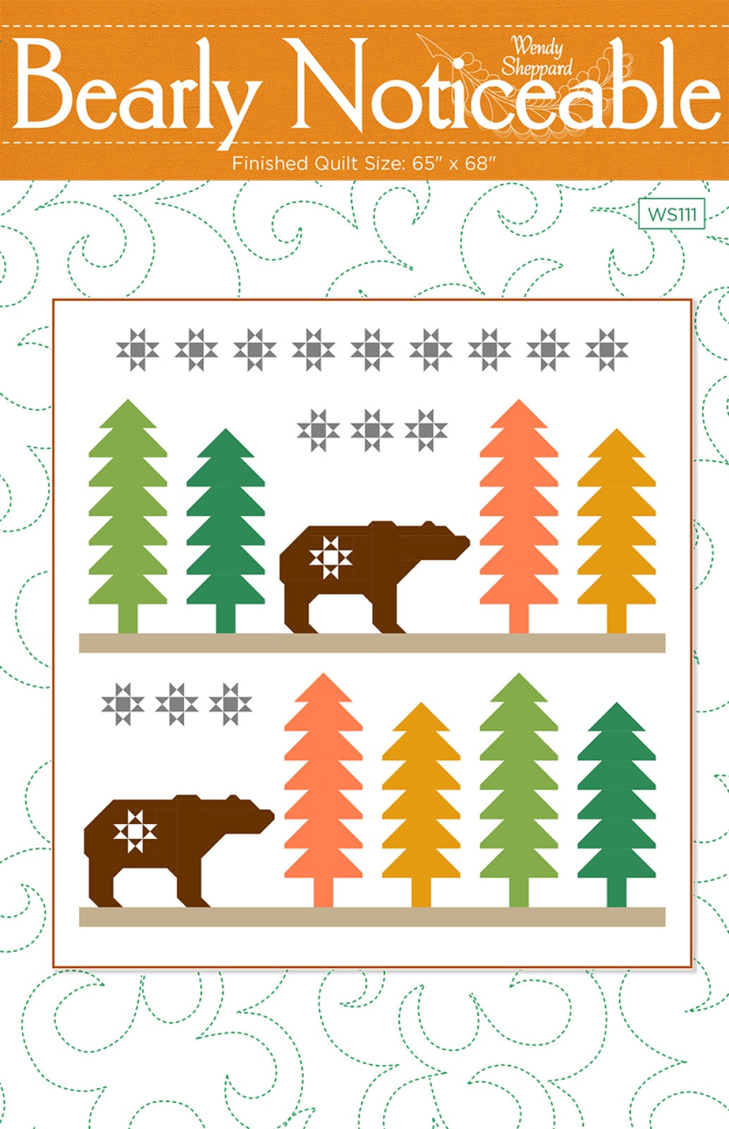 Bearly Noticeable Quilt Pattern