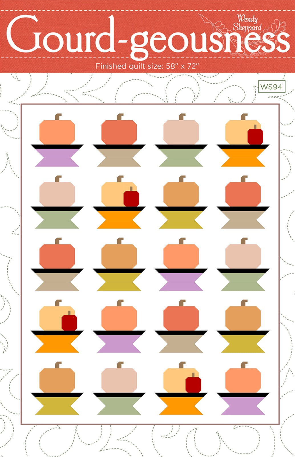 Gourd-geousness Quilt Pattern