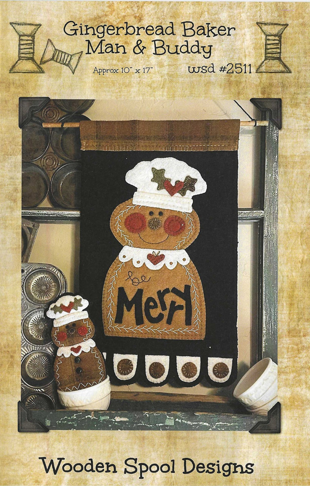 Gingerbread Baker Man & Buddy Pattern