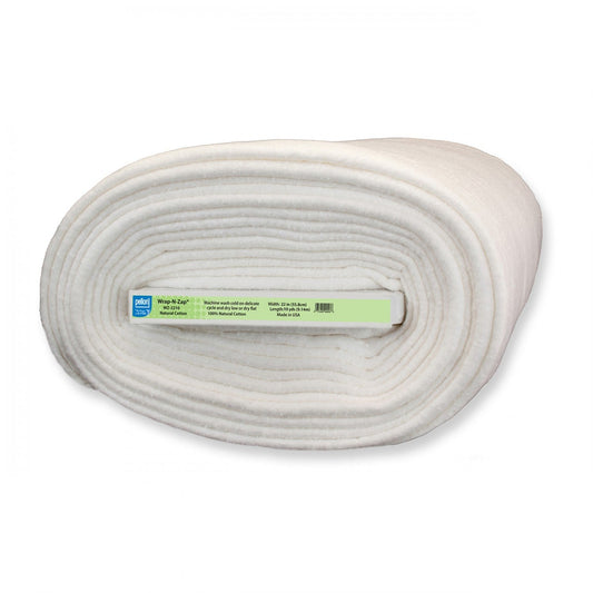 Pellon Wrap-N-Zap Microwave Safe Cotton Batting - 22in by 10yds