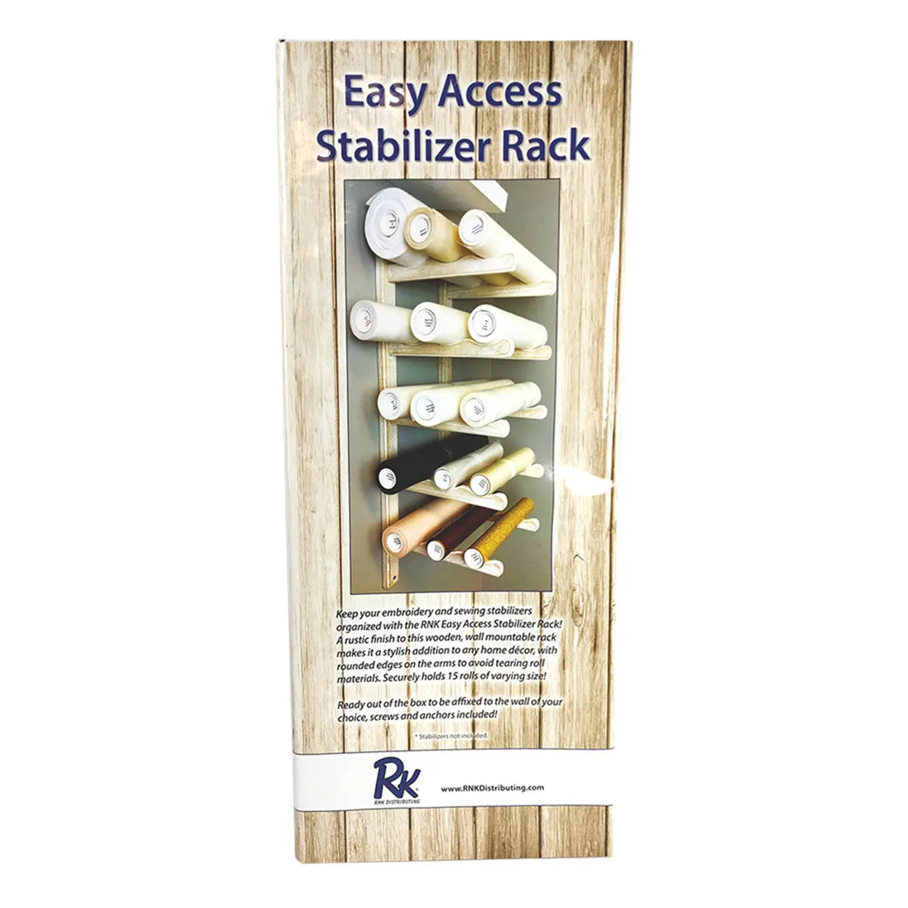 Wooden Stabilizer Rack Whitewashed