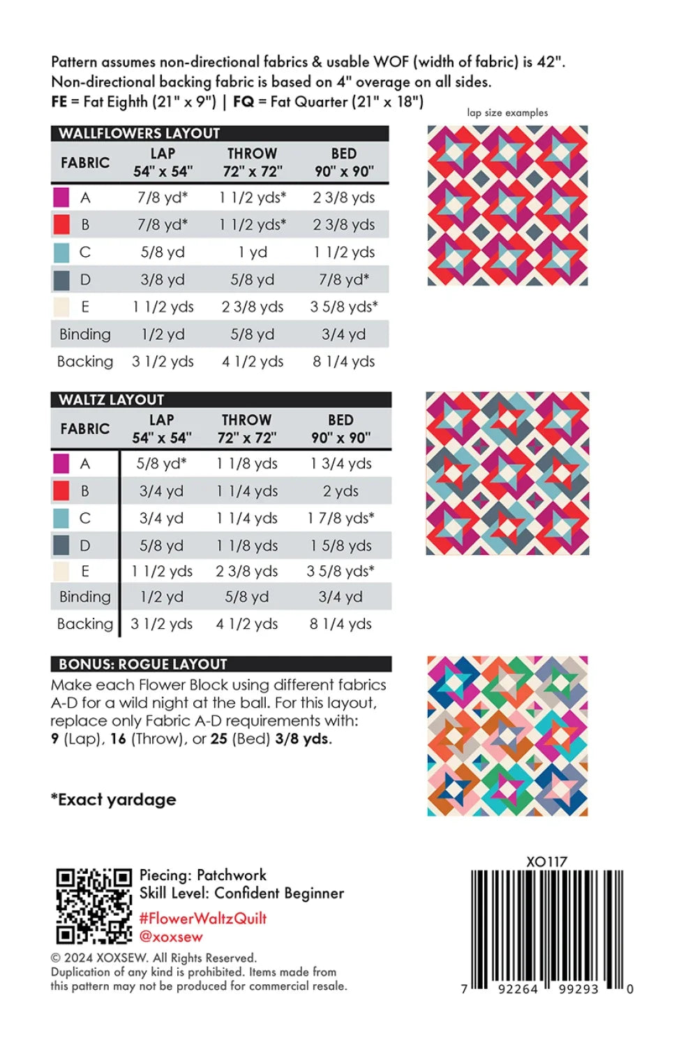 Flower Waltz Quilt Pattern
