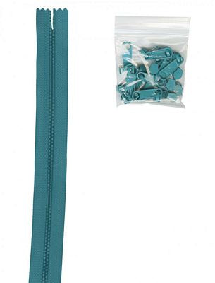 Zippers by the Yard, Emerald Green, 4 Yards