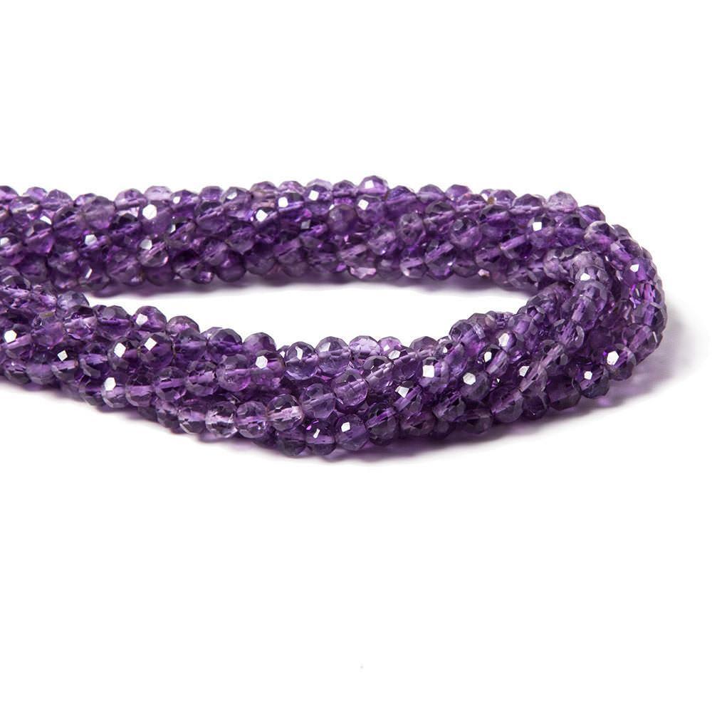 Amethyst Faceted Rounds Beads 14 inch 97 beads