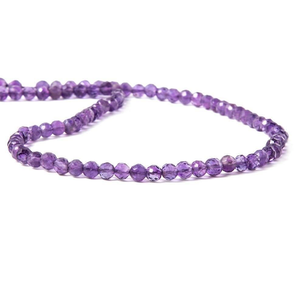 Amethyst Faceted Rounds Beads 14 inch 97 beads