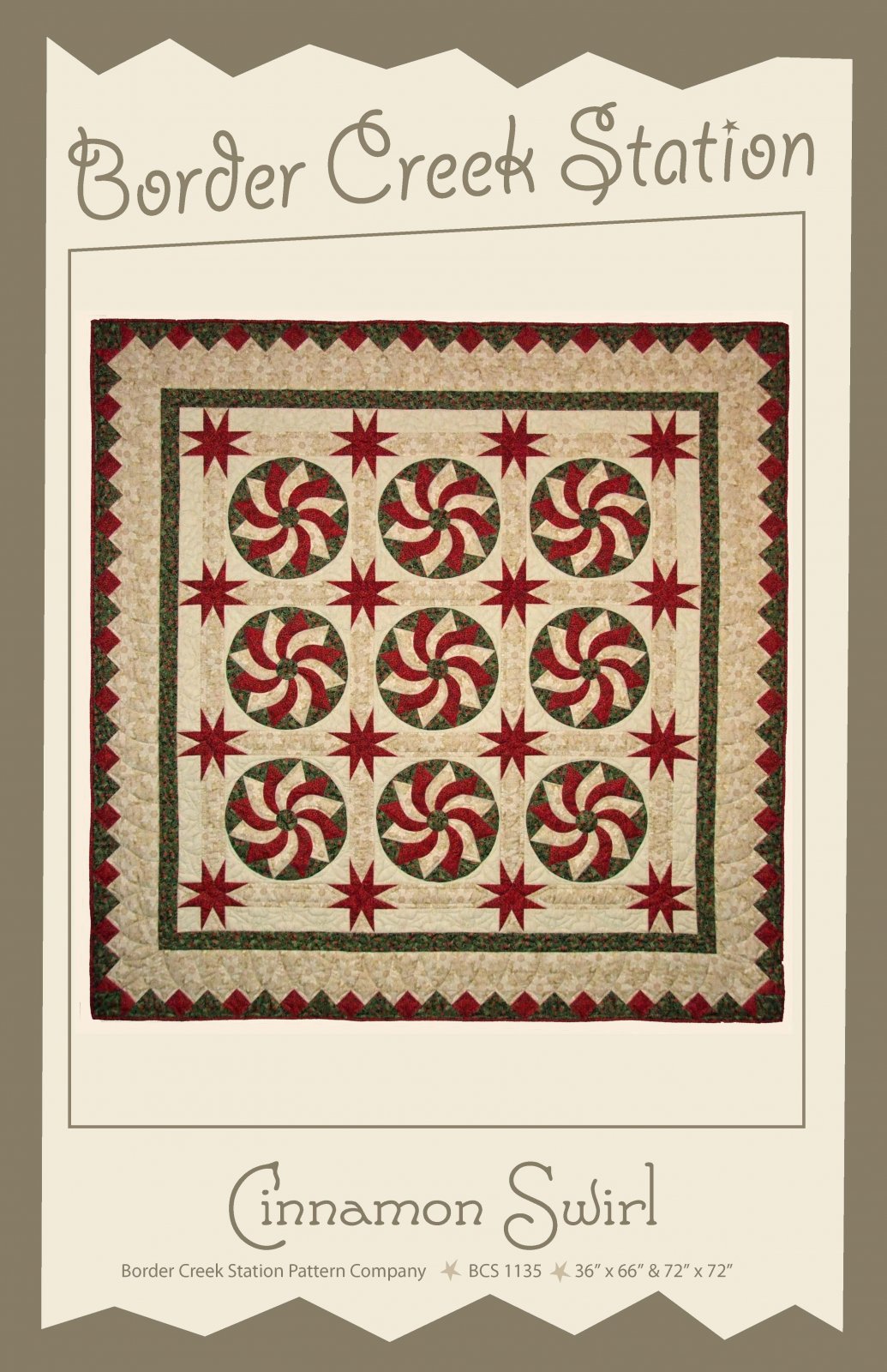 Cinnamon Swirl Quilt Pattern