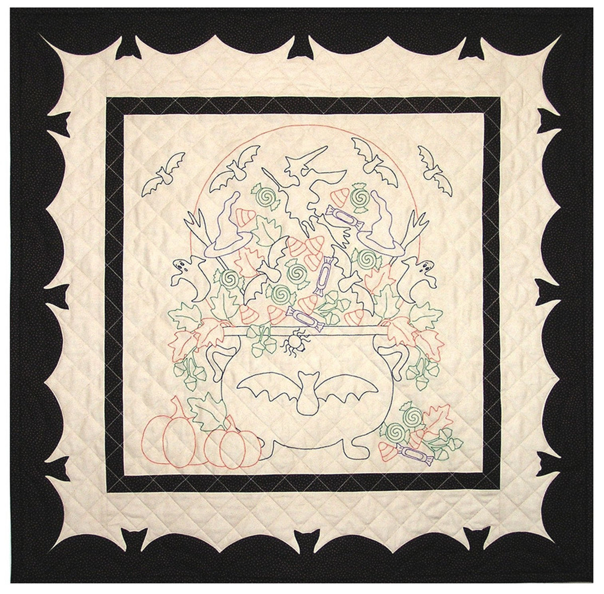Candy Cauldron Embroidery Pattern