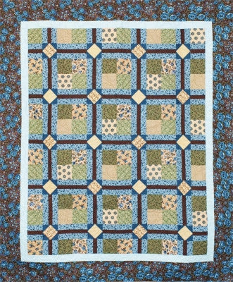 Circle Around the 4 Patch Quilt Pattern