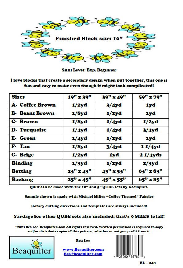 Coffee Break Downloadable Pattern