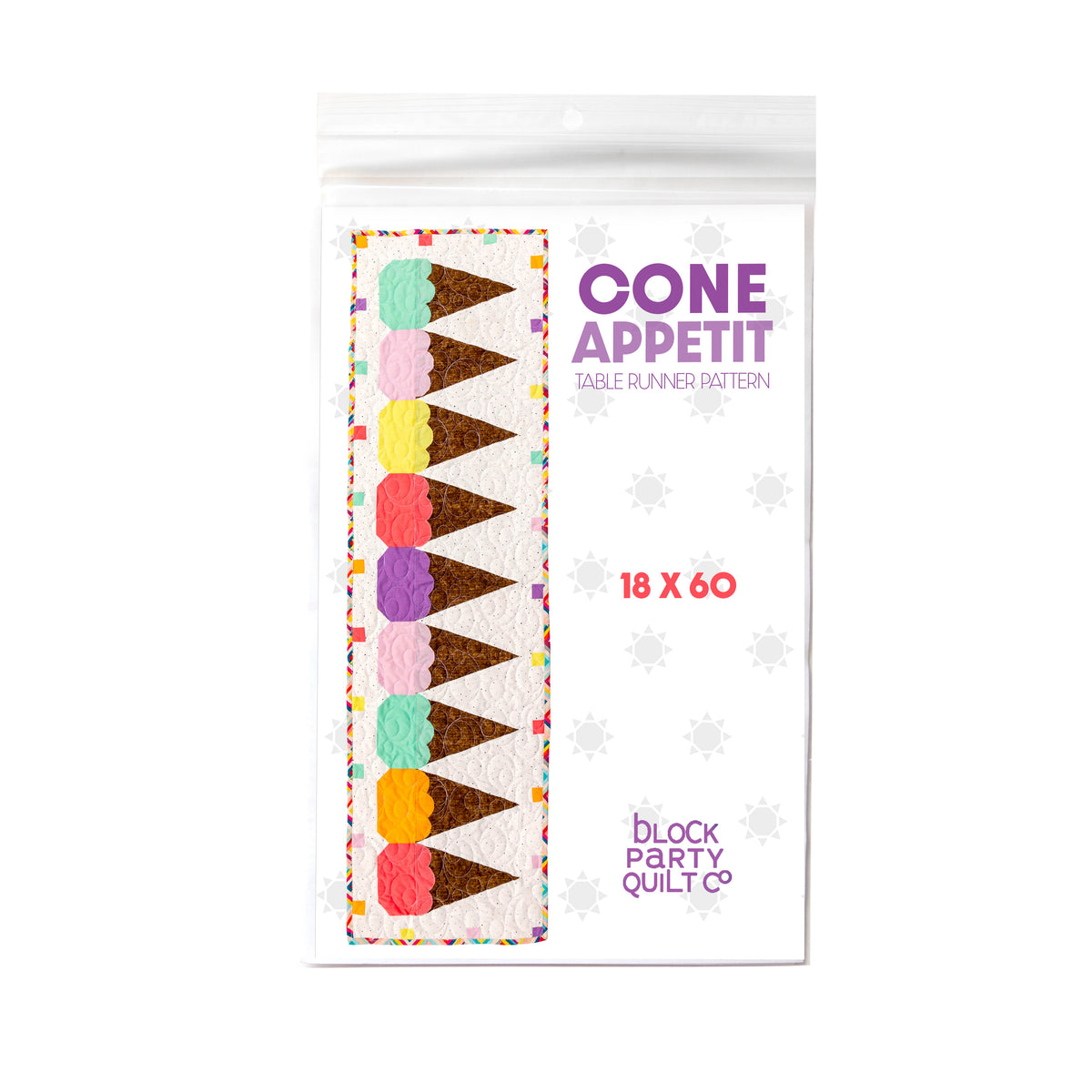 Ice Cream Cone Table Runner Pattern