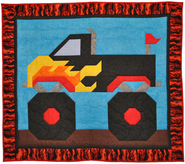 Monster Truck Quilt Pattern