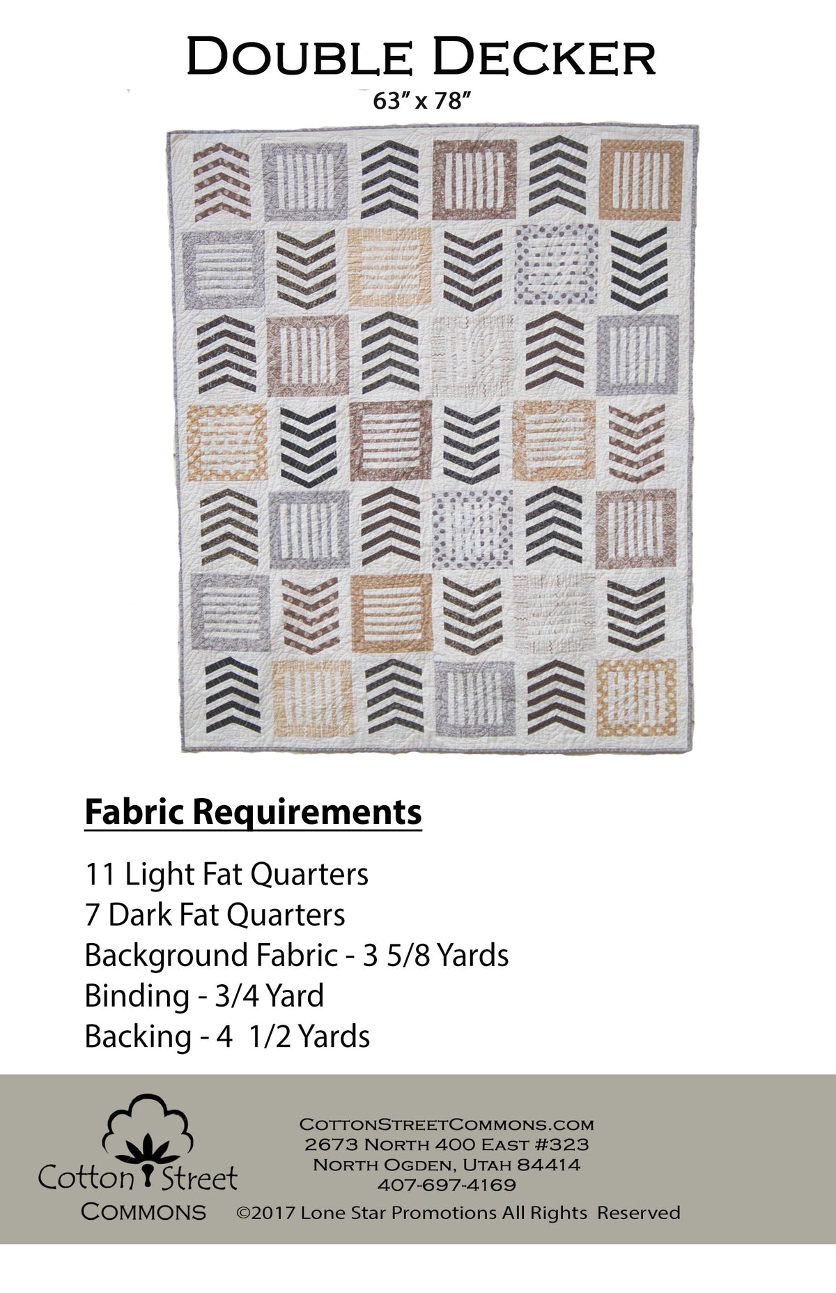 Double Decker Downloadable Pattern