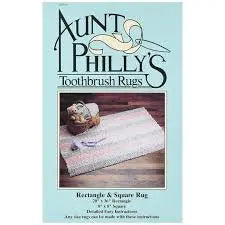 Aunt Philly's Toothbrush Rectangle & Square Rug Pattern